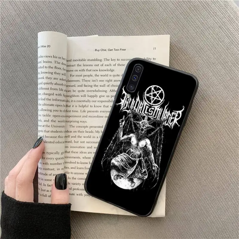 

Pentagram 666 Demonic Satanic Phone Case For Samsung galaxy S 9 10 20 A 10 21 30 31 40 50 51 71 s note 20 j 4 2018 plus