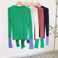 cashmere sweater women pullovers 2021 autumn winter knit tops long sleeve jumper jersey fashion streetwear japanese korean style