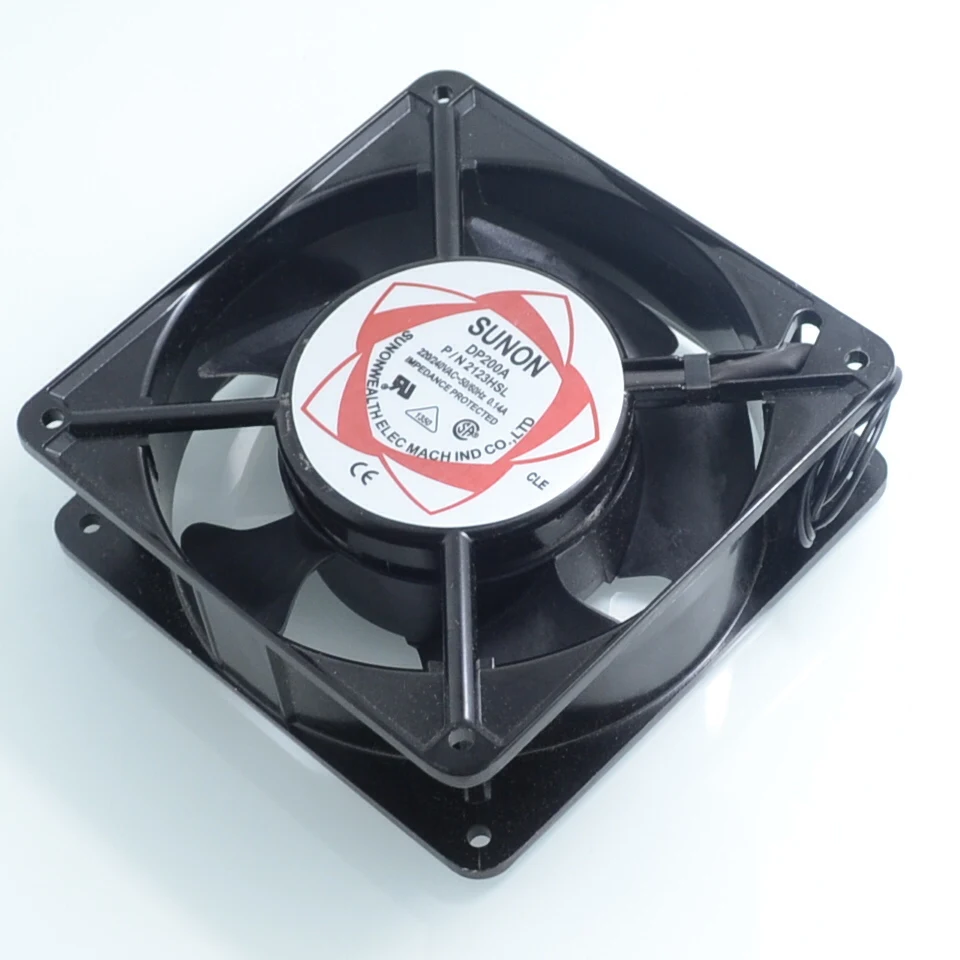 Вентилятор охлаждения для шкафа DP200A P/N 2123HSL 220V 0.14A осевые вентиляторы 120*120*38 мм