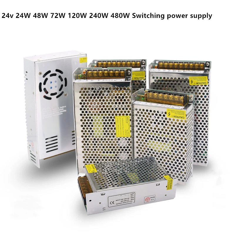 AC110v/220v DC 24v трансформатор Светодиодная лента дисплей экран аппарат достаточно