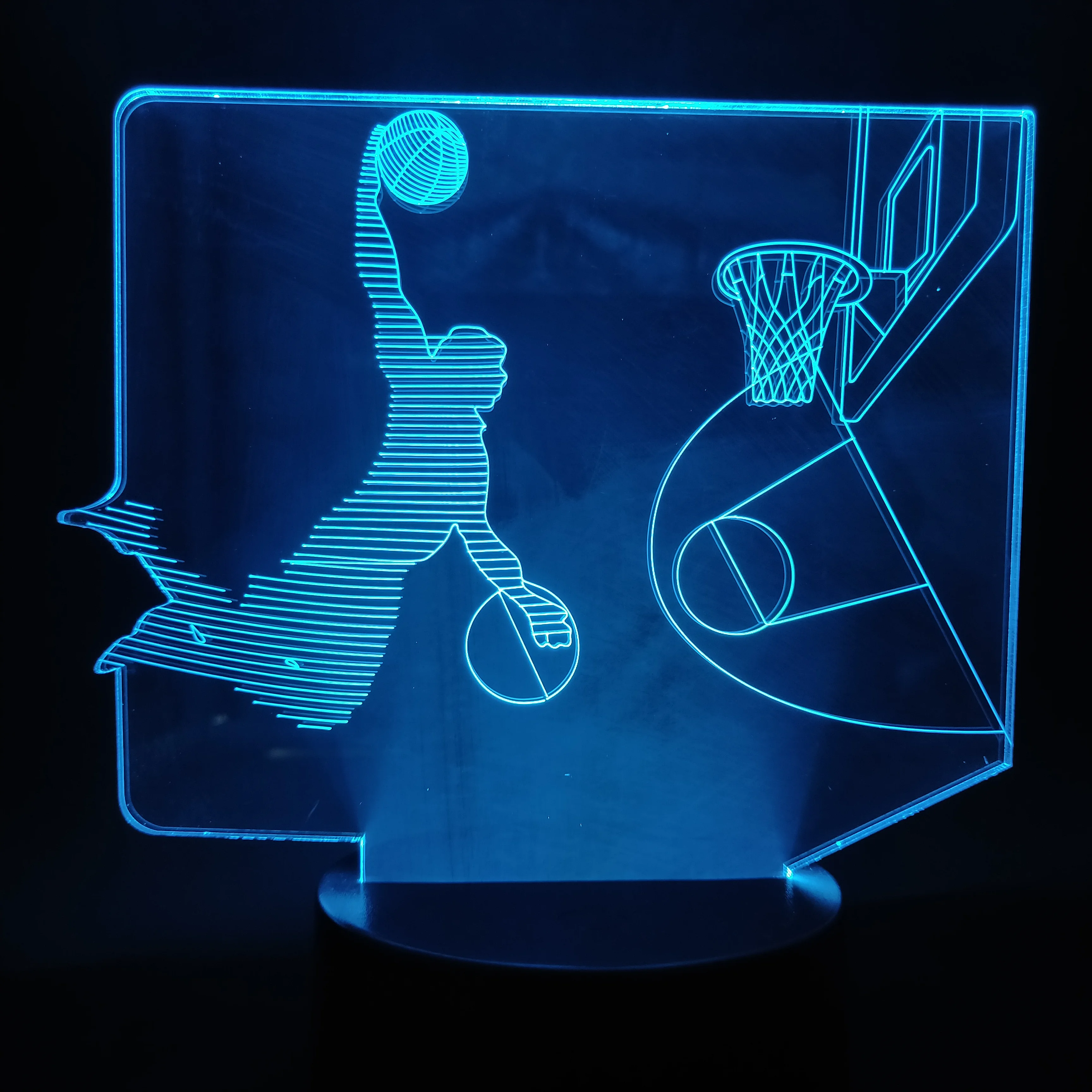 3D лампа Dunk Basketball Лучший подарок для мальчиков яркие базовые Быстрая доставка