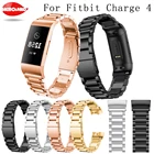 Ремешок из нержавеющей стали для Fitbit charge 4 сменный Браслет Charge3Charge4 Смарт часы браслет Fitbit Charge 4 band