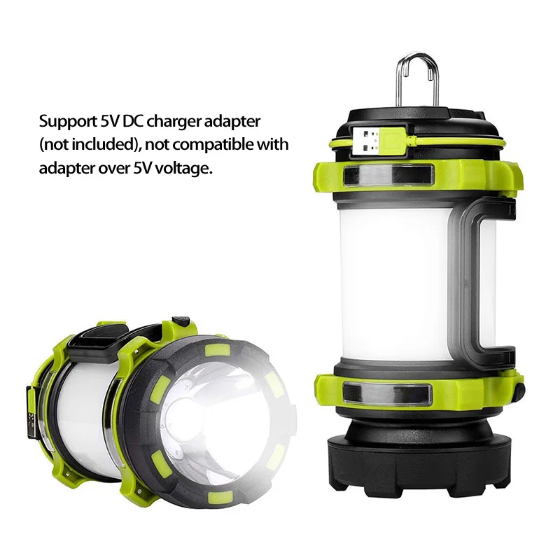 Camping light LED multi-function USB charging camping light Emergency portable flashlight