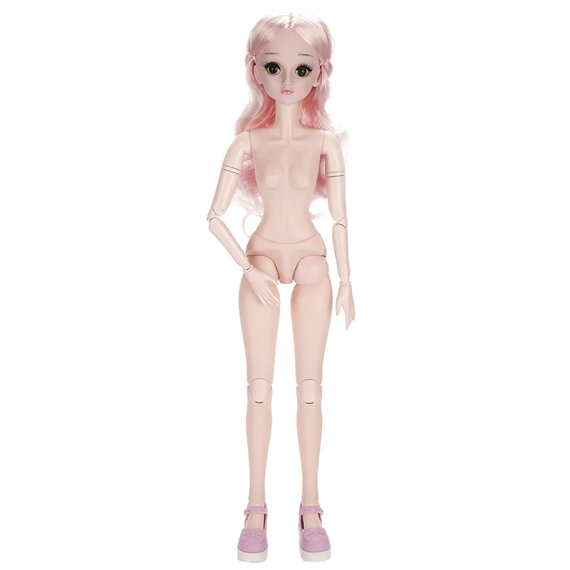Модные подвижные куклы BJD 60 см 21 3D глаза ресницы сделай сам женские голые телесные
