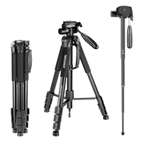 neewer camera tripod monopod aluminum alloy with 3 way swivel pan head carrying bag for sonycanon portable 70 inches177 cm