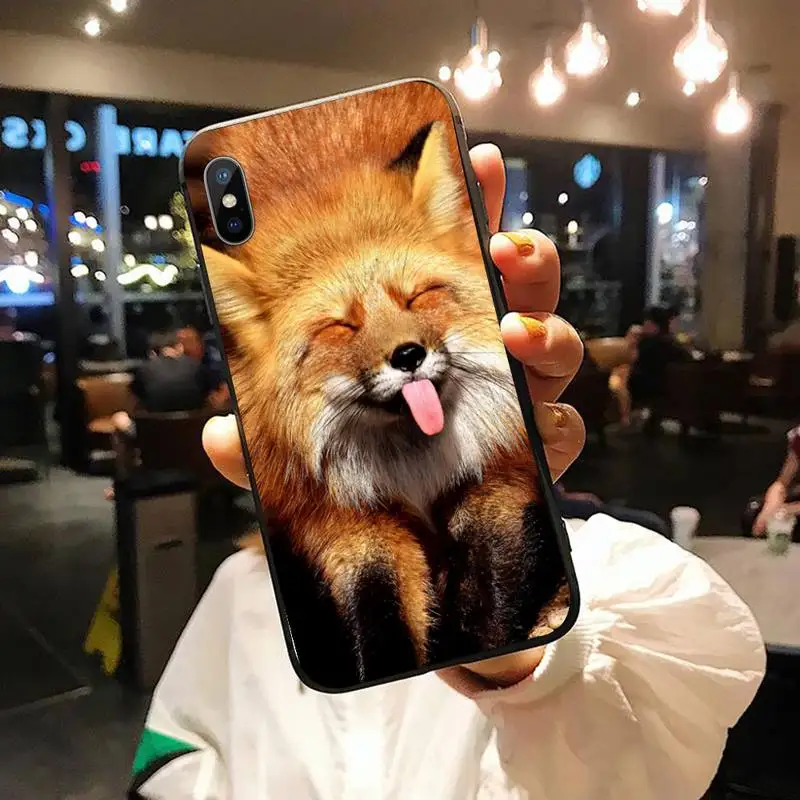 

Red Fox cute animal Phone Cases for iPhone 11 12 pro XS MAX 8 7 6 6S Plus X 5S SE 2020 XR