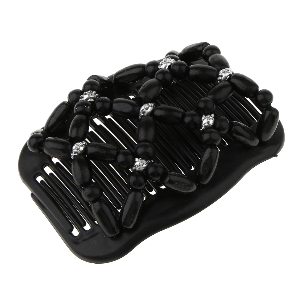 Новый Винтаж Эластичный Шпилька стрейч гребень для волос украшенное цветами из