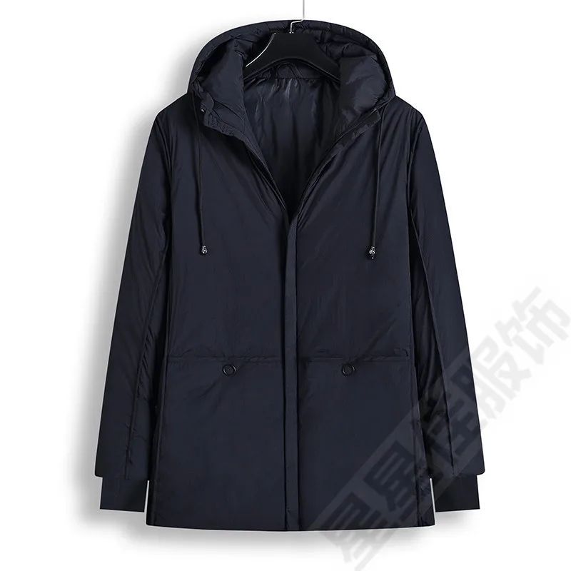 Большие размеры 8XL 6XL 5XL 4XL модные зимние мужские Длинные парки мужская куртка с