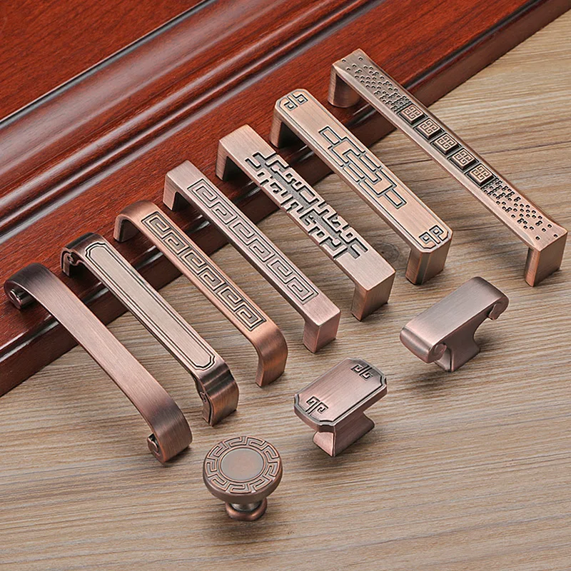 Дверные ручки Archaize из Европы Тип китайский стиль дверный шкаф Хатч ковчег ящик