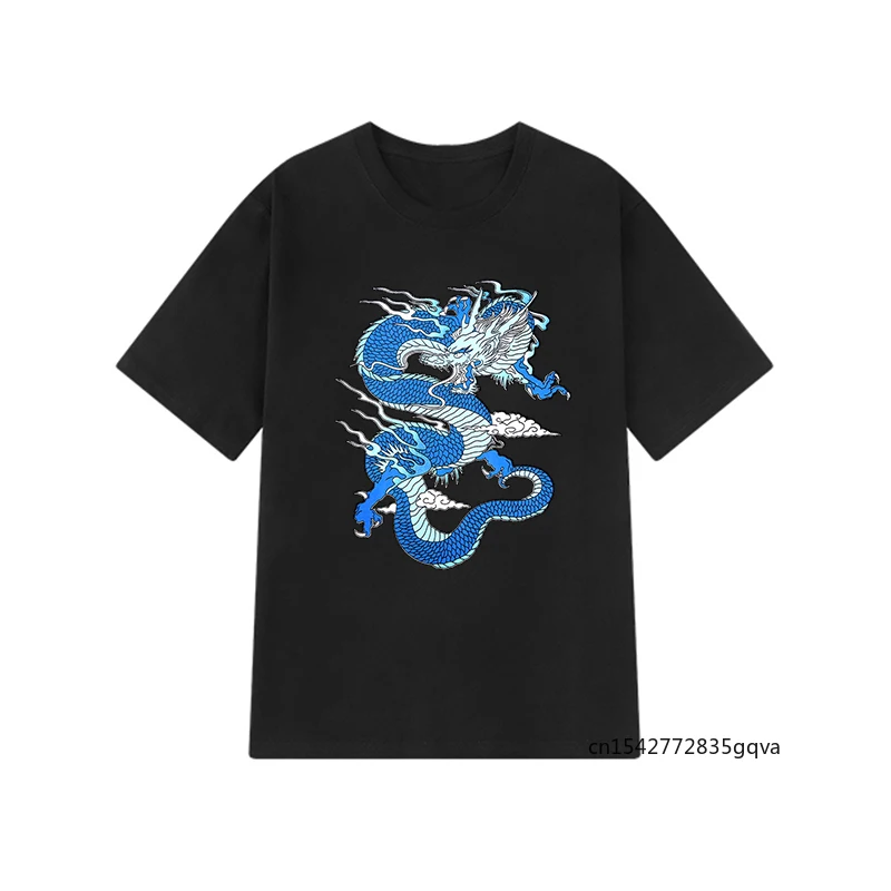 

Summer Harajuku Top Female Streetwear Tees Casual Punk Ulzzang Dragon T-shirt Vintage Short Sleeve M-5XL Hip-hop Clothing