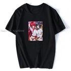 Футболка Himejima Akeno фабрика Rias Gremory старшая школа Dxd аниме Hentai порно девушка Ecchi пользовательский принт футболка мужские хлопковые футболки
