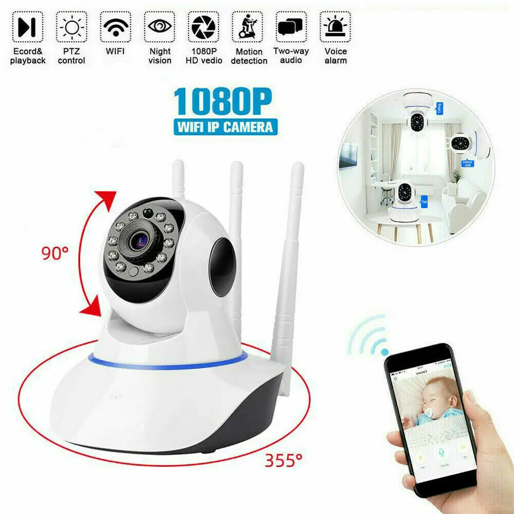 IP Камера оригинальный 1080P smart Home Беспроводной видеонаблюдения Аудио CCTV ПЭТ