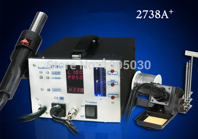 

110 В/220 В 2738A + ESD безопасная паяльная станция 3 в 1, бессвинцовая паяльная станция, многофункциональная ремонтная Станция