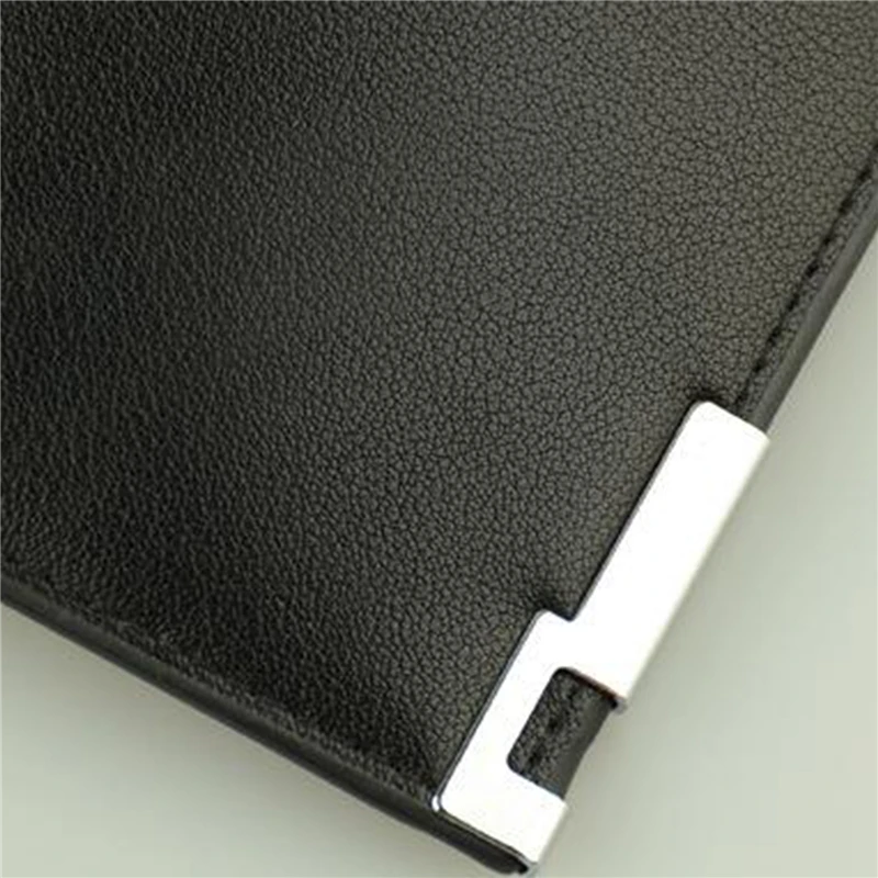 

NEW Men Luxury Leather Wallet ID Card Holder Purse Checkbook Long Clutch Bifold PU Leather Synthetic Leather Standard Wallets