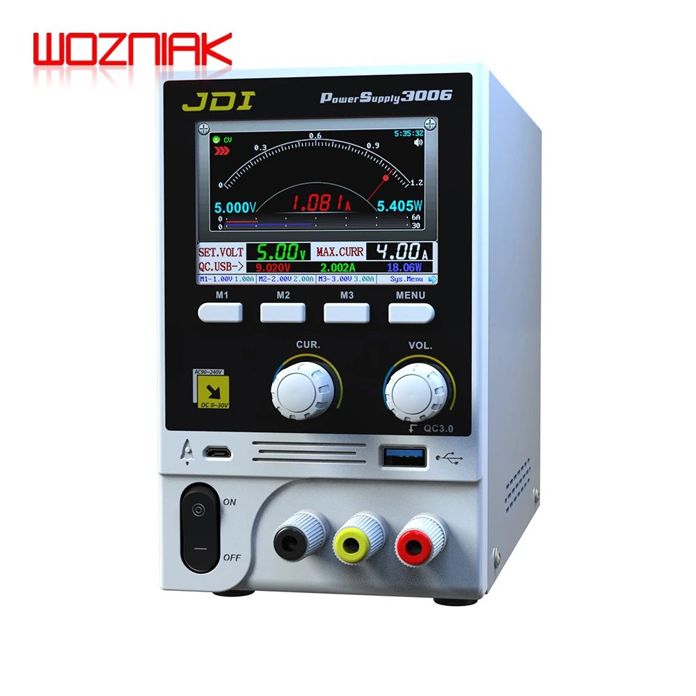 HR3006 30V 6A Intelligent Voltage Regulator Current Power With Fast USB Charging Port Phone Repair Tool Updated from HR1203 | Инструменты