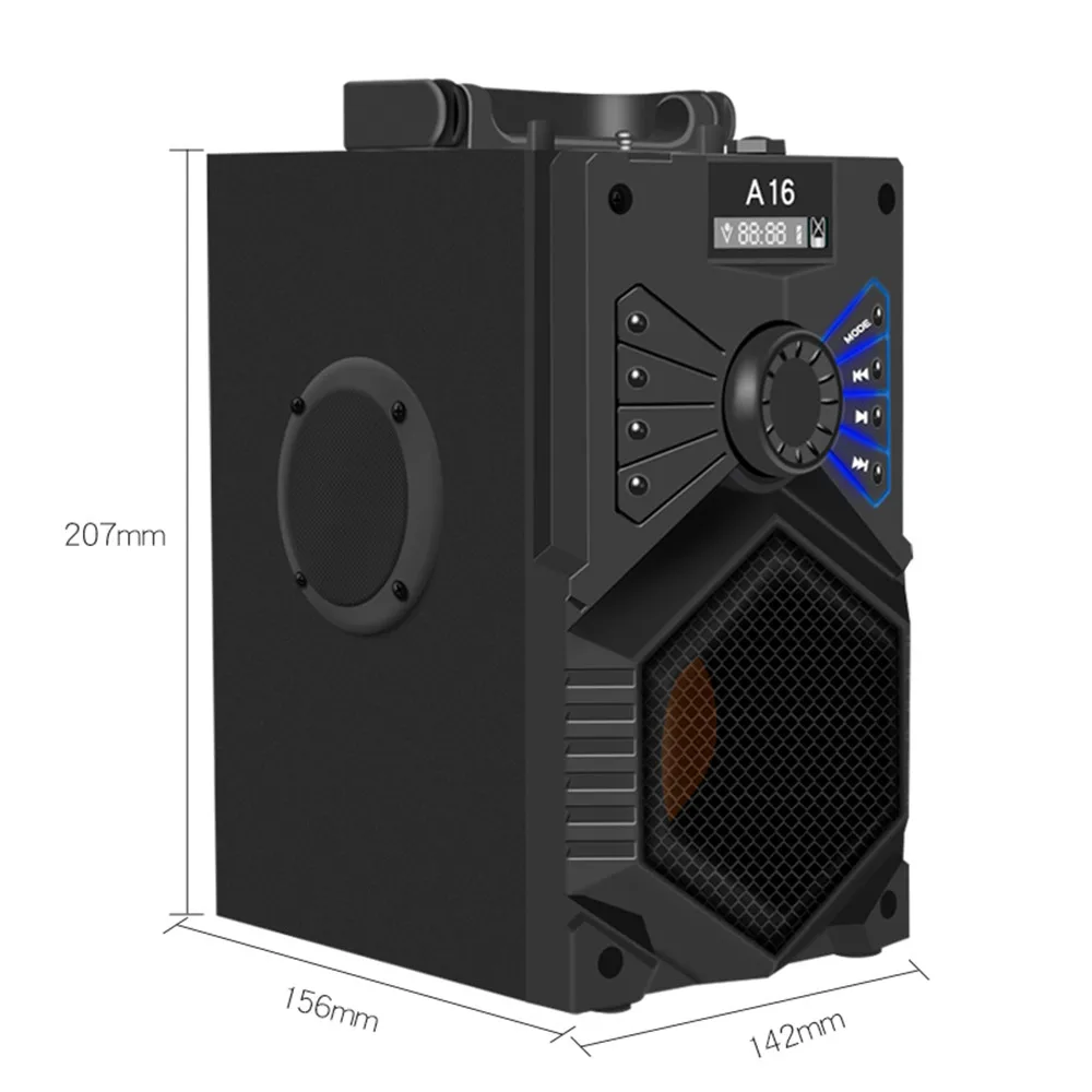 HYASIA TWS Wireless Bluetooth Speaker Portable Box Outdoor Speaker Bluetooth 5.0 Subwoofer Support USB FM Radio AUX TF Handsfree