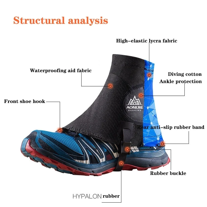 Чехол для лыжных ботинок унисекс светоотражающие гетры Защитные