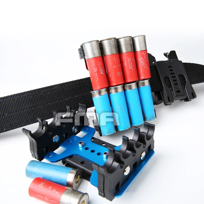 Держатель для гильз FMA IPSC Shooting Shotshell Carrier Holder 8Q Blue Black для USPSA IDPA охоты с фиксированной петлей на поясе 1070.