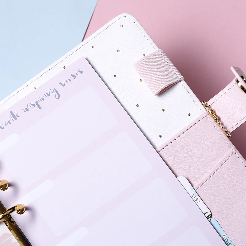 Lovedoki планировщик Заправка для Filofax блокнот dokibook 6 отверстий вкладыш внутренний дневник ежемесячный недельный для планирования расписания книга