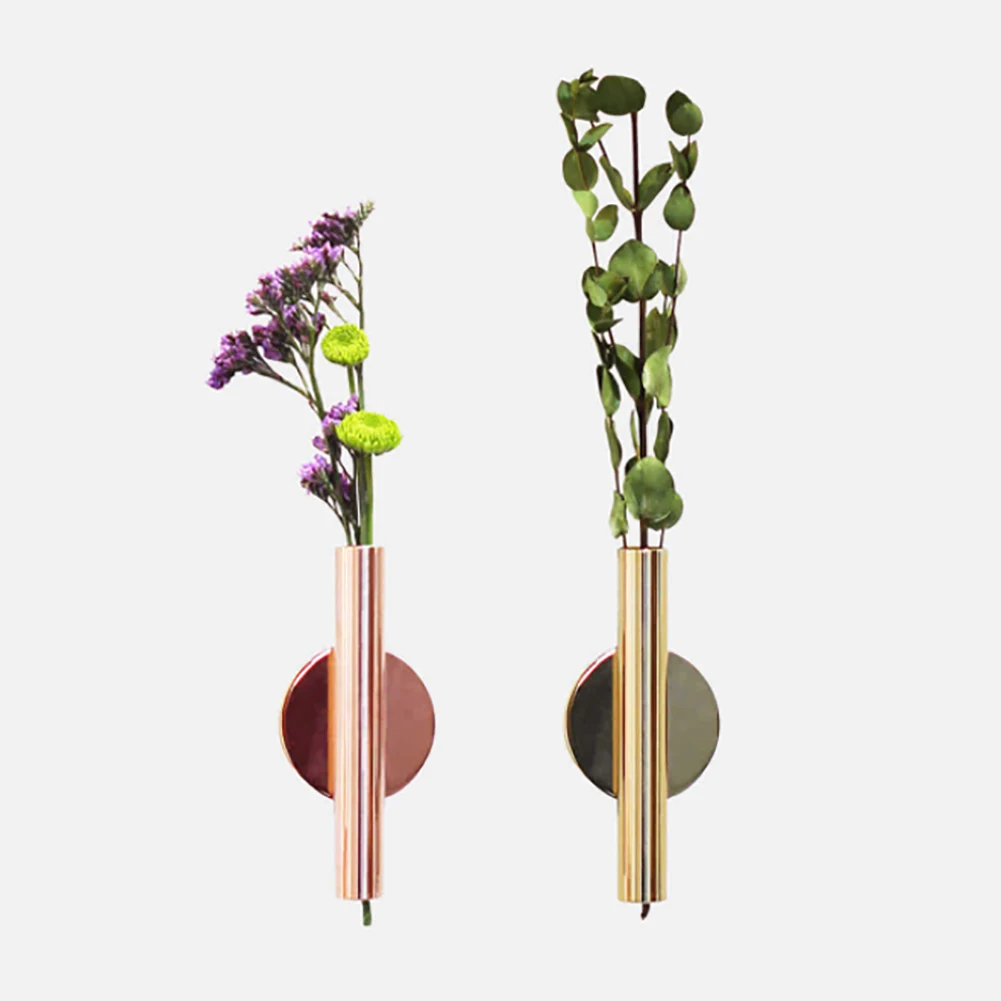 

Creative Wall Flower Box Dry Flower Vase Iron Art Vase Home Decoration