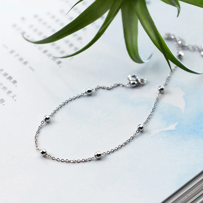 Colusiwei Горячая продажа простая Эфирная цепочка с бусинами ножные браслеты из