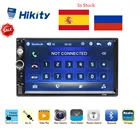 Автомагнитола Hikity, универсальный мультимедийный MP5-плеер 2 Din с 7-дюймовым сенсорным экраном, радио для авто, резервным копированием