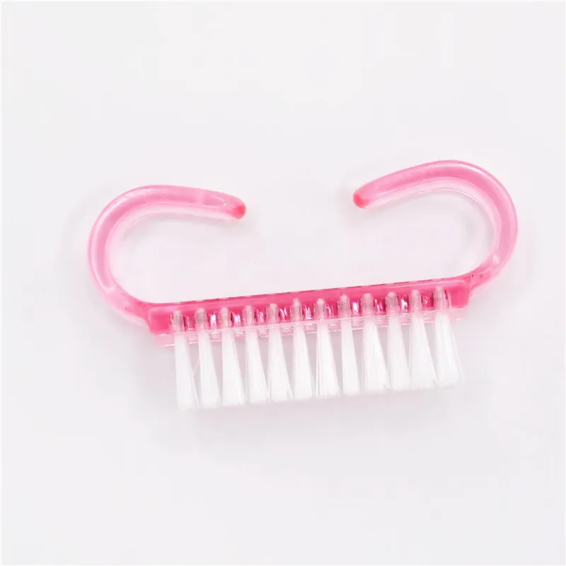 

1pcs Plastic Manicure Pedicure Brush Nail Cleaning Tools Soft Remove Dust Makeup Brushes Nail Care Accessories