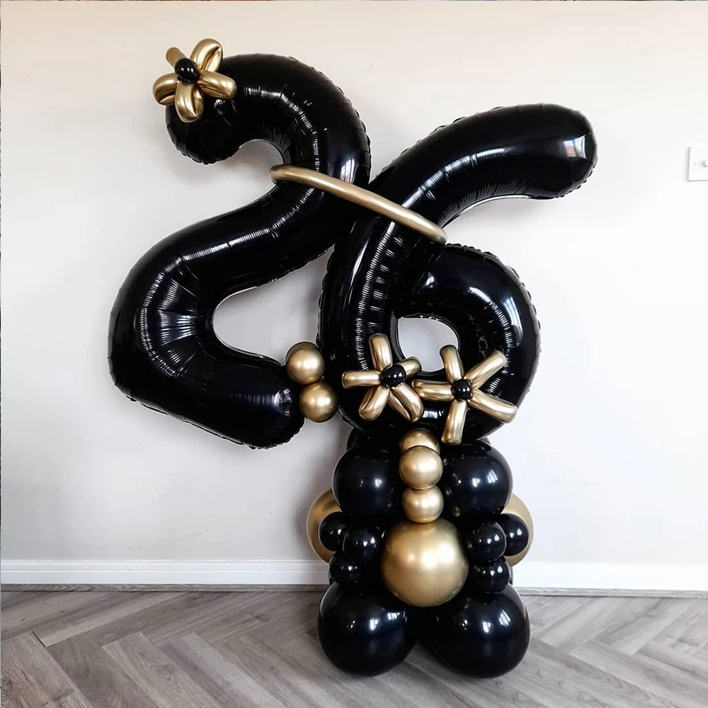 2 шт. фольгированные гелиевые шары с цифрами 16/30/40 дюймов|adult adult|adult birthday party