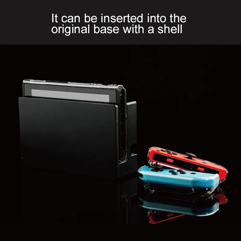 Прозрачный стеклянный чехол Gulikit - NS17 для Nintendo Switch NS совместимый защитный ROUTE AIR Dock