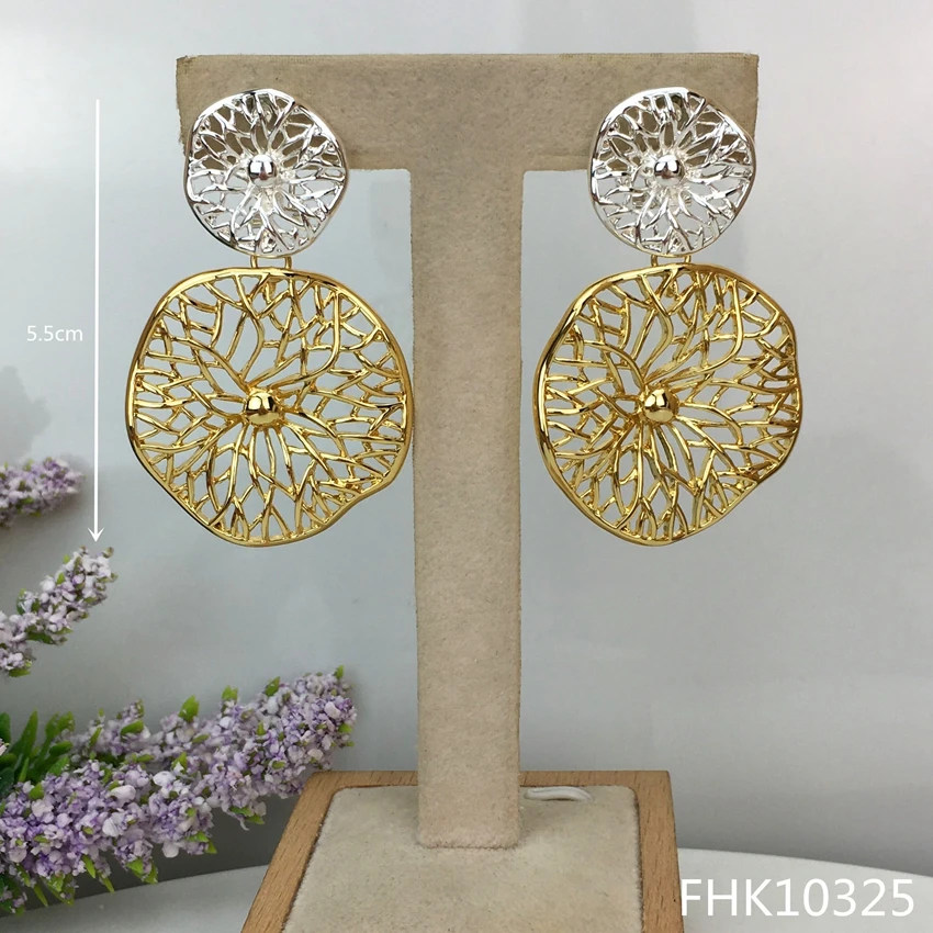 Yuminglai FHK10325 модные серьги Duotone высокого качества для женщин серьги повседневные серьги (art.: 3920cbb92a889) - 3920cbb92a889
