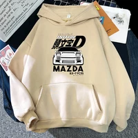 initial d hoodie fashion hoodie for mazda rx 7 fc3s print graphic hoodies long sleeve men harajuku anime sweatshirts sudaderas