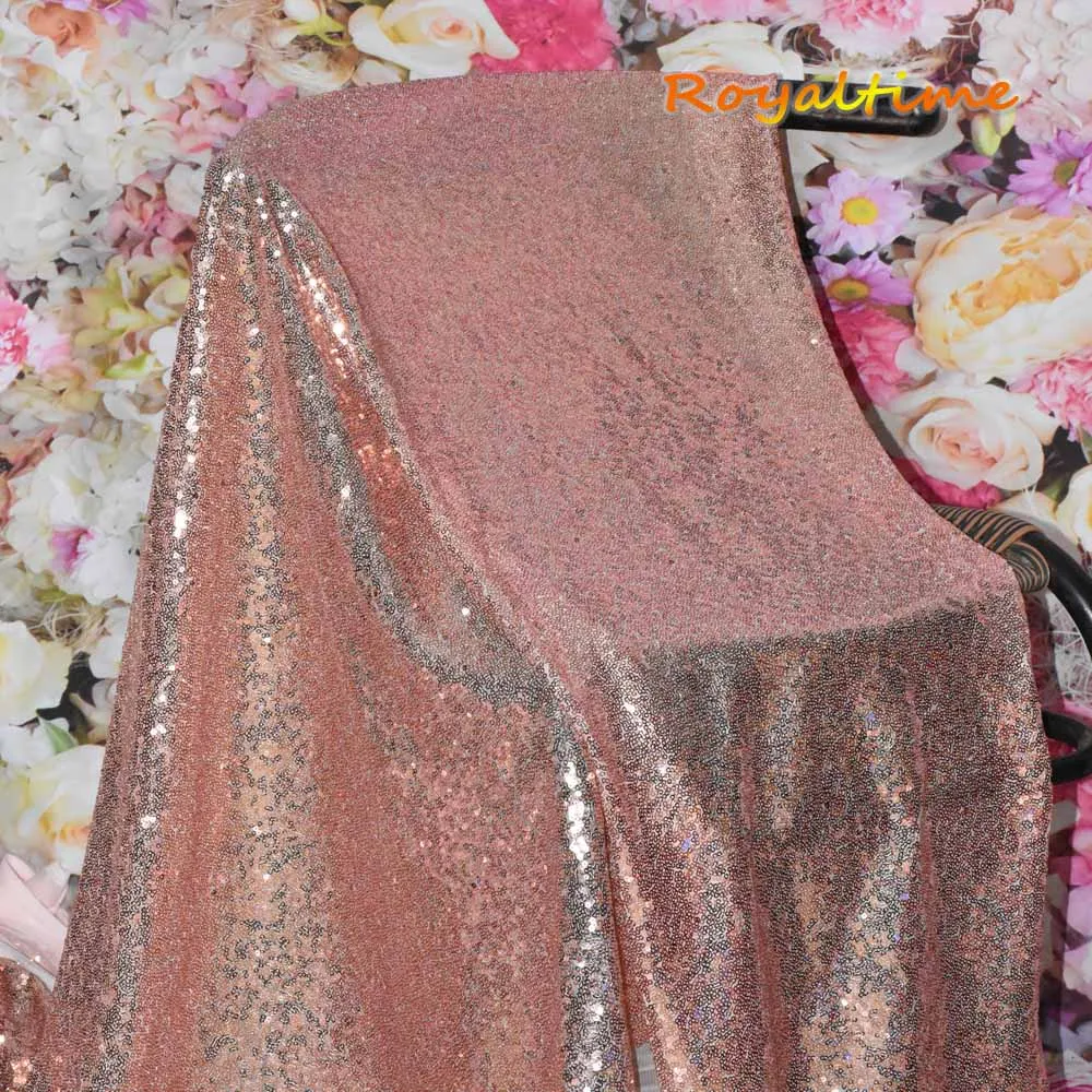 Royaltime Розовое Золото Блестки Ткани двора розовое золото рождественское с