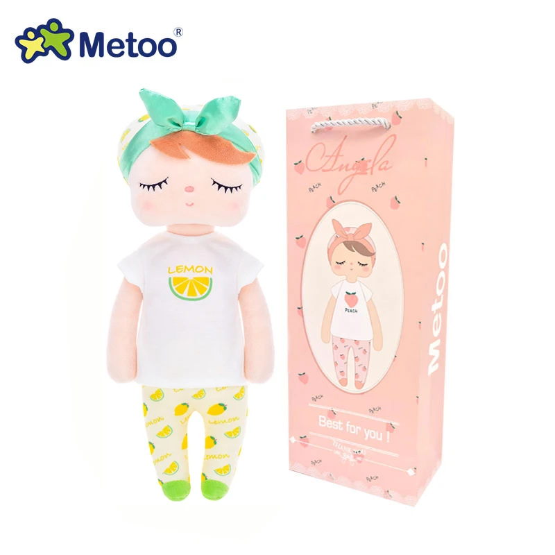 Kawaii мягкие плюшевые животные Милая подвеска на Рюкзак Детские игрушки для девочек на день рождения Рождество кеппель кукла панда Metoo кукла - Цвет: 918-1-4box