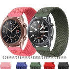 Тканевый Плетеный ремешок для соло 20 мм 22 мм для Samsung Galaxy 3 45 мм41 мм 4246 мм Active 2 Smart, нейлоновый эластичный ремешок для Gear S3 S2