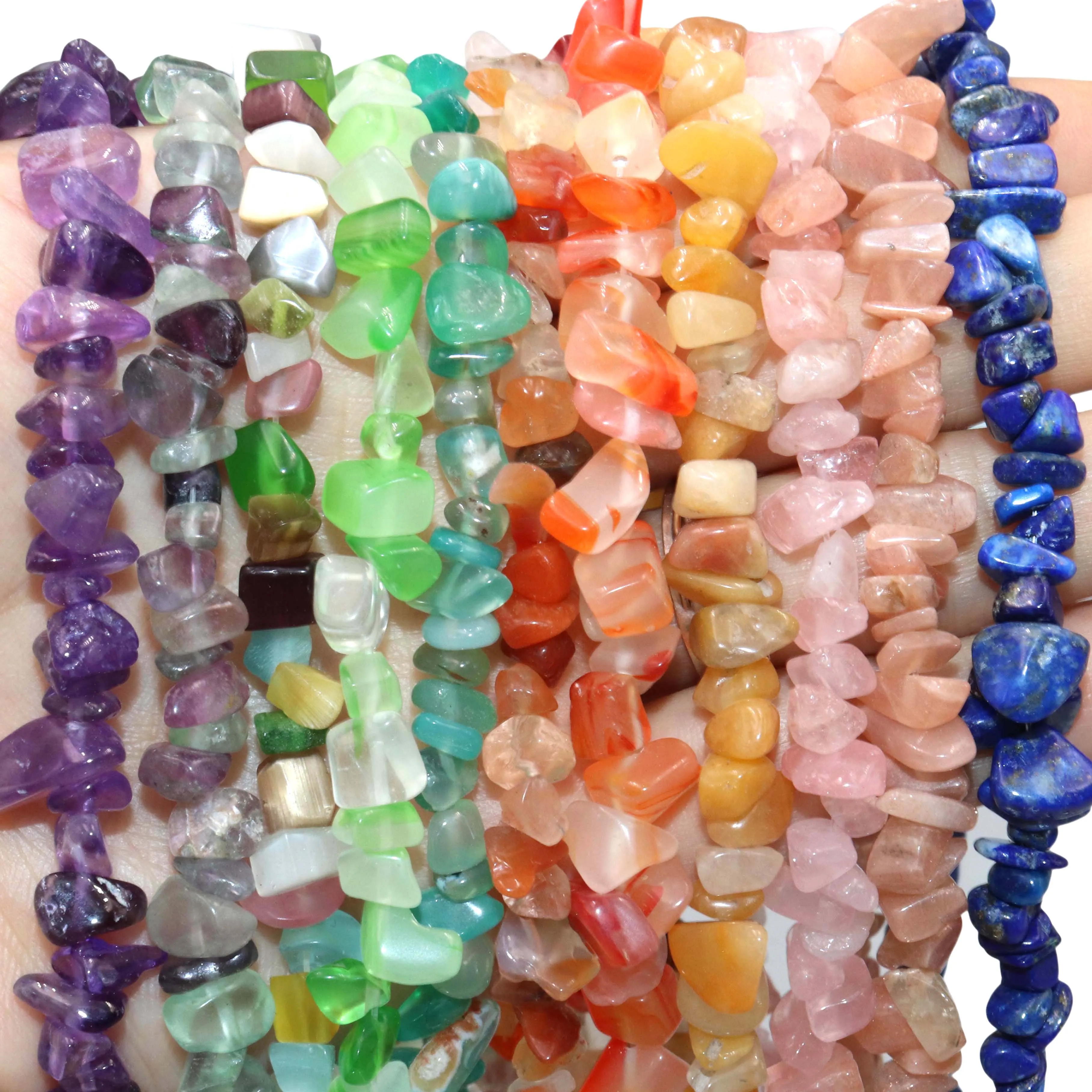 5 8 мм Натуральная подвеска неправильной формы чип Лазурит Агат Кварцевый Камень