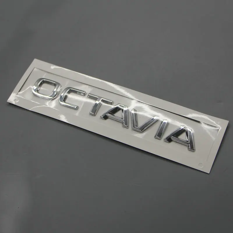 Для OCTAVIA Passat стандартный логотип багажника Octavia Алфавит ABS пластик