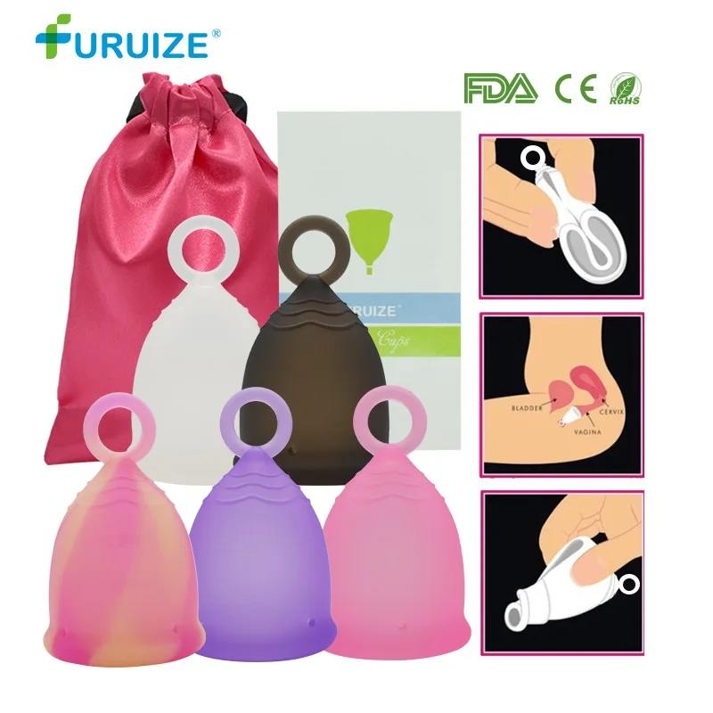 Новая модель женской чаши медицинская силиконовая менструальная чаша