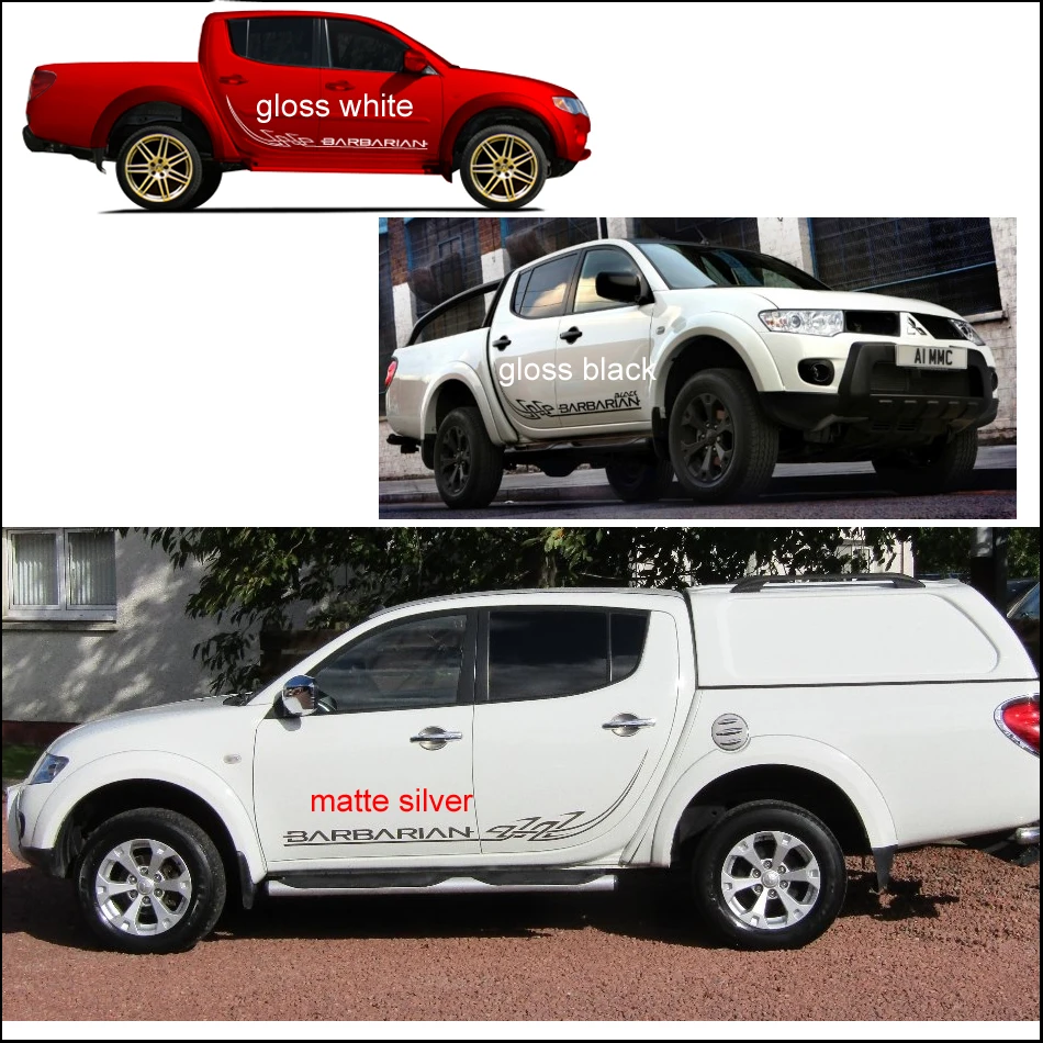 2 шт. сменные боковые наклейки для mitsubishi l200 triton | Автомобили и мотоциклы