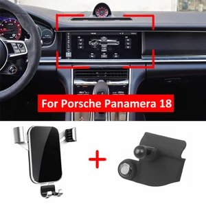 new car phone holder air vent mount for porsche panamera 971 2017 2018 2019 2020 gps stand cell phone stable cradle accessories free global shipping