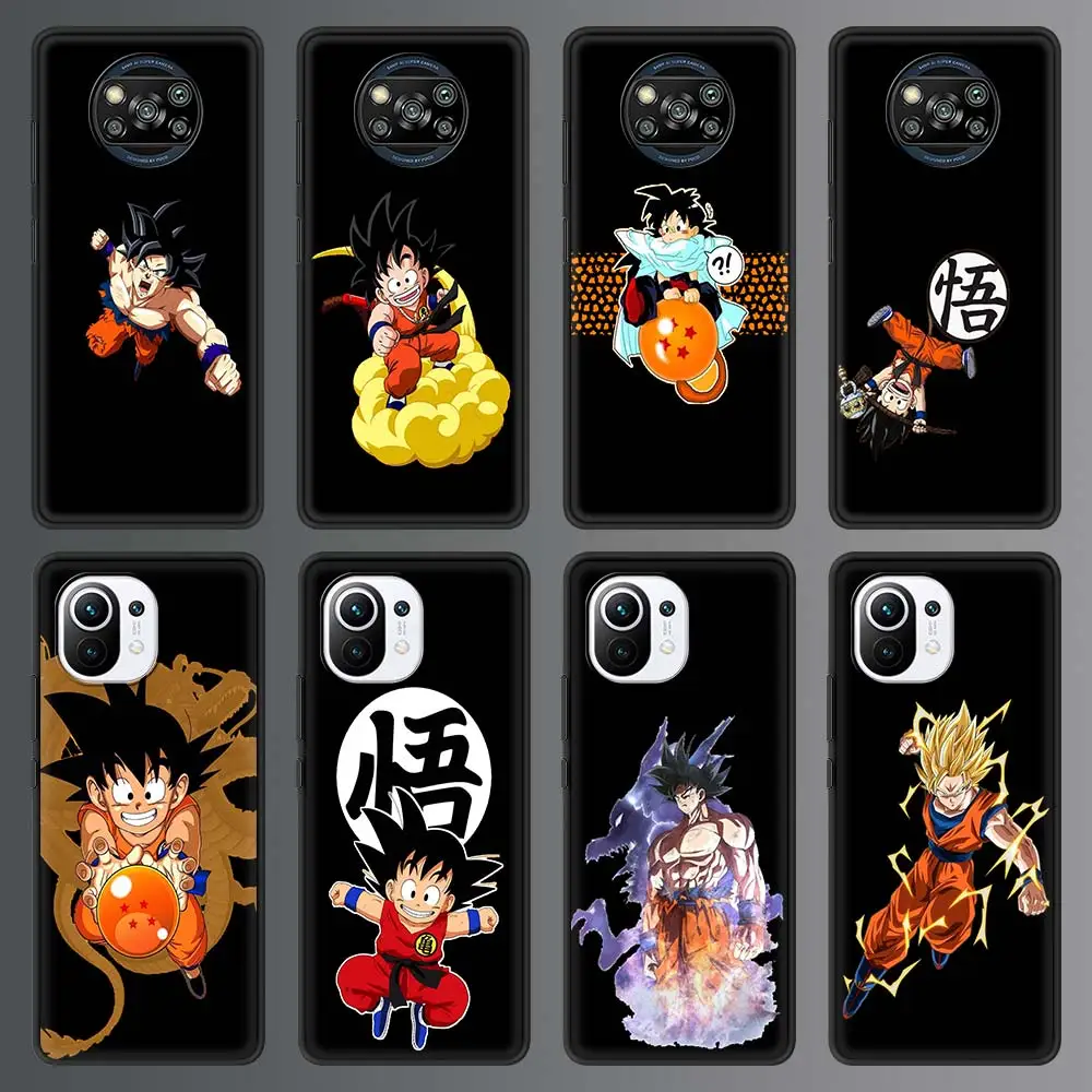 

Phone Case for Xiaomi Mi Note 10 Lite 11 10T Pro 5G 9T Poco X3 NFC M3 Silicone Back Cover Mobile Bag Cool D B Japan Anime