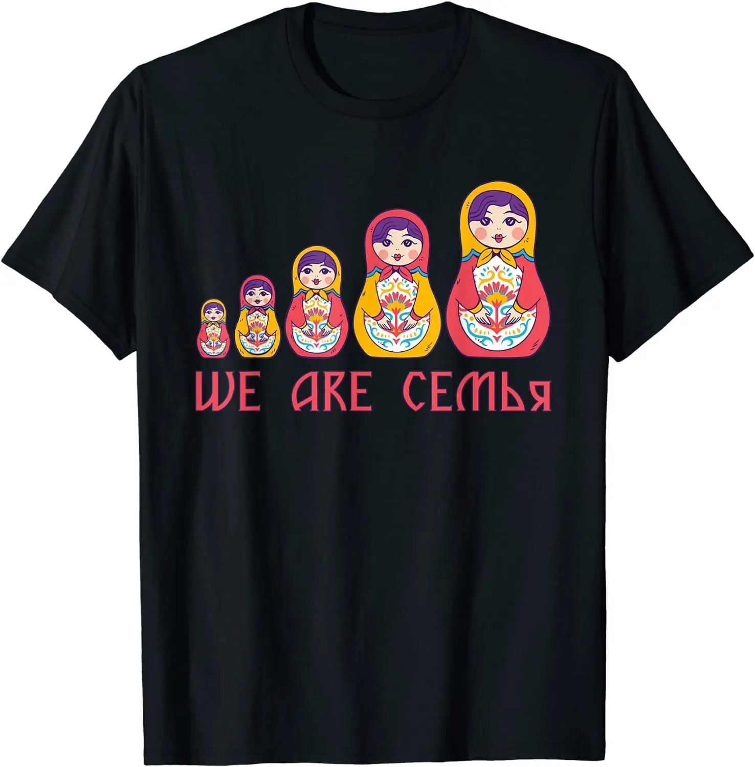 

Russian Nesting Doll Shirt Cute Matryoshka T-Shirt. Summer Cotton O-Neck Short Sleeve Mens T Shirt New S-3XL