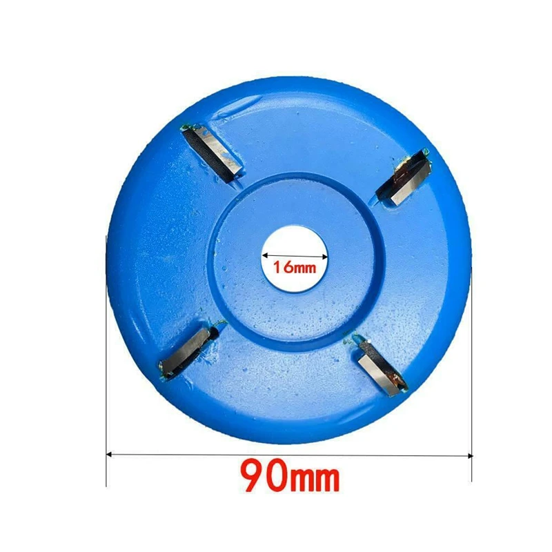 Four-Tooth Arc Woodworking Disc Wooden Carving Milling Cutter for 22mm Angle Grinder | Инструменты