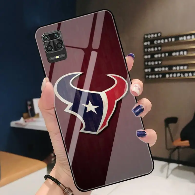 

Houston Texans Phone Case For Redmi4X 5 Plus 6 A Note 4 5 6 Pro 7 Xiaomi6 8 SE MIX2 S Note3 Tempered Glass