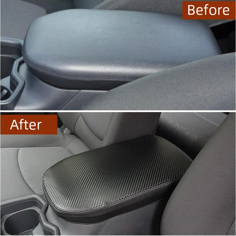 Автомобильный центральный подлокотник-ящик из микроволокна кожаный чехол