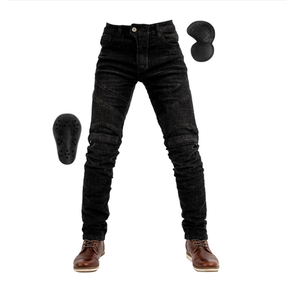 

Мотоциклетные брюки, мужские защитные черные брюки для хоккея