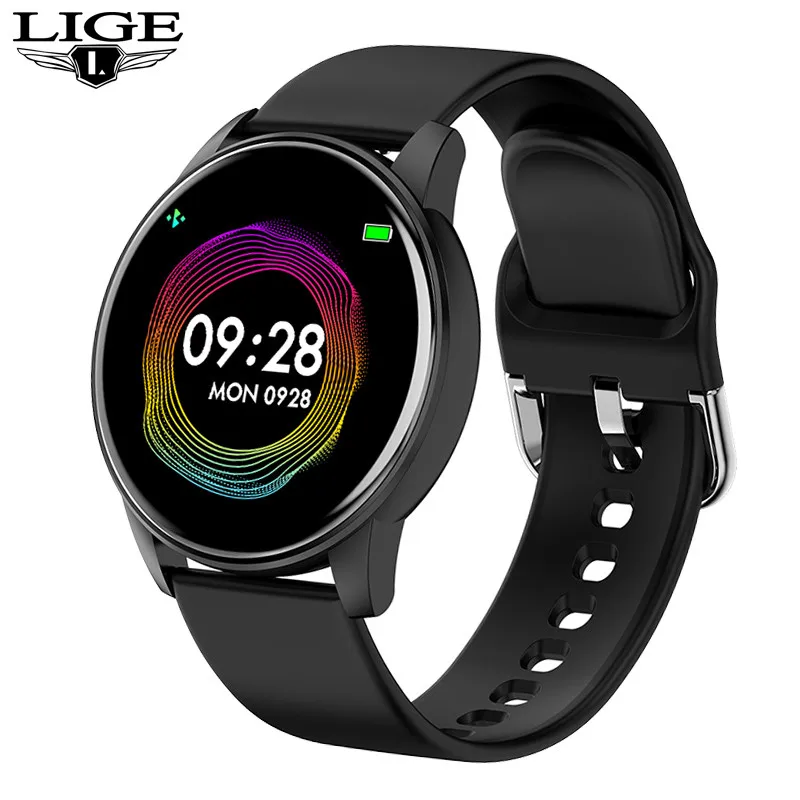 

LIGE Bracelet Smartwatch Monitor Hot Fashion Heart-Rate Mujer Fitness tracking Sports waterproof Smartwatch for Android iOS