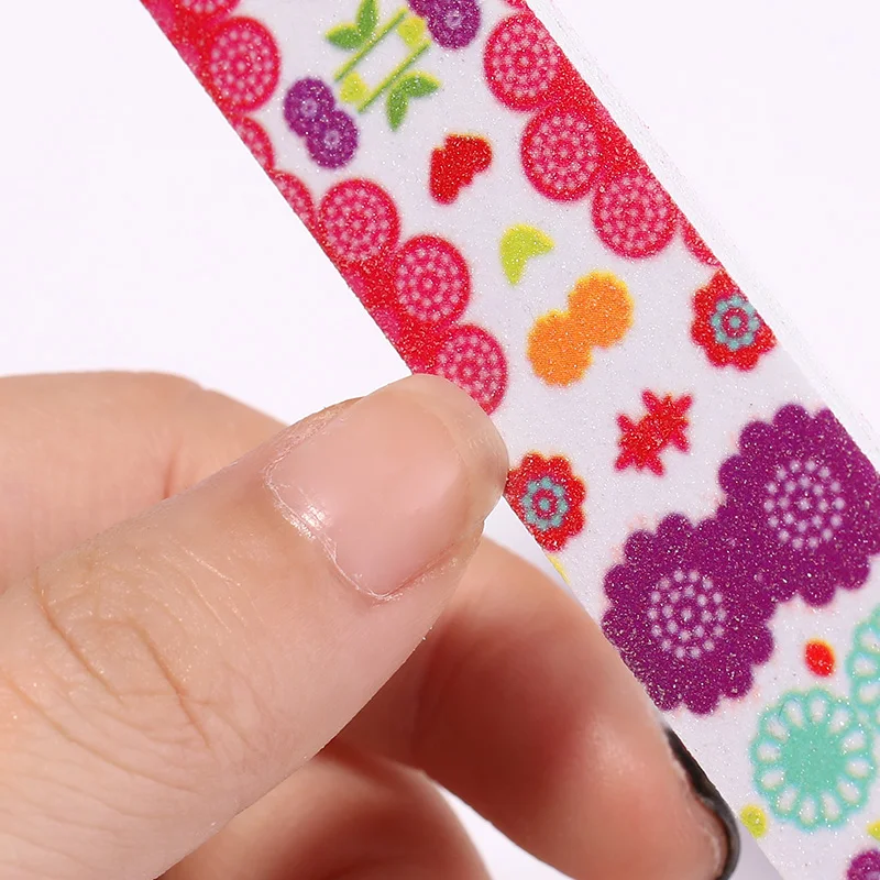 1/5 шт. полулунная пилка для ногтей буфер моющаяся полировка шлифовка маникюр