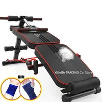 multifunctional abdominal muscle board with spring booster foldable sit ups board fitness equipment can do push ups