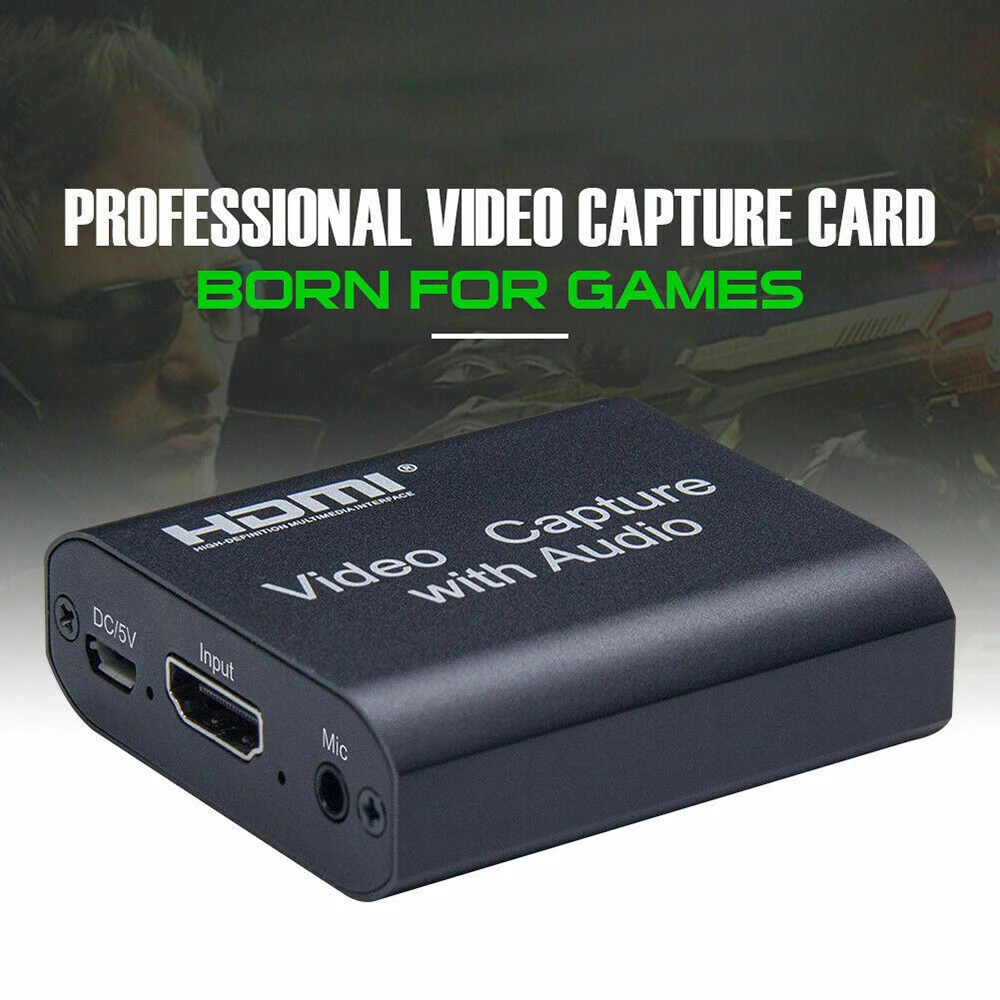 USB HDMI 4K 1080P видео Захват к карта для PS4 игры потокового прямого эфира трансляции с