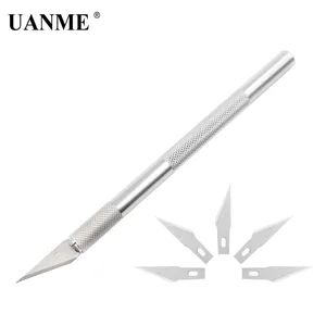 Металлический нож для гравировки, 5 шт., Нескользящий инструмент резак для гравировки